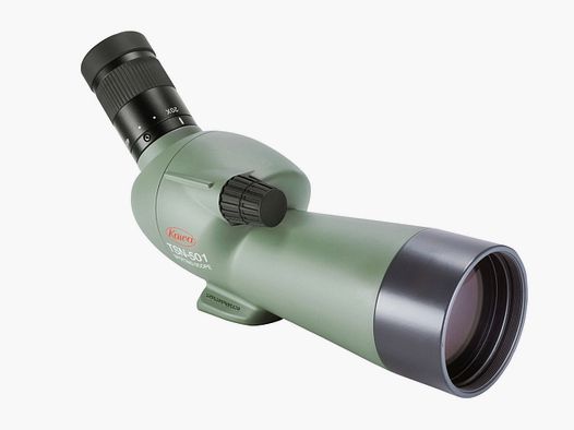 Kowa TSN-501 Compact Spotting Scope 20-40x50 Angled View with Case