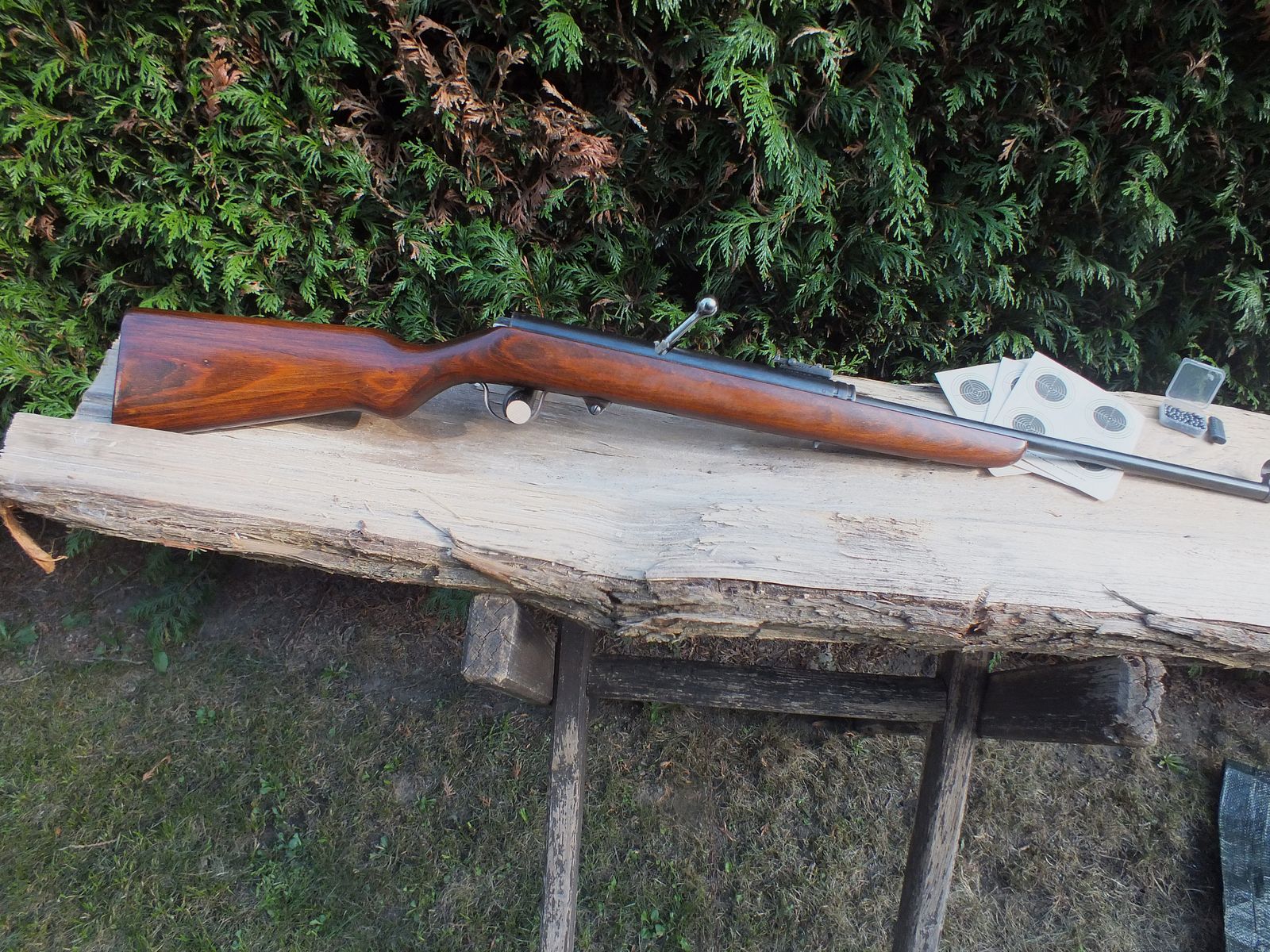 Suhler Repetier- Luftdruckgewehr Haenel 49a, DDR