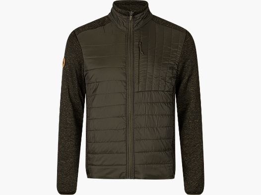 Chaleco de forro polar camo híbrido Theo verde pino/InVis verde M