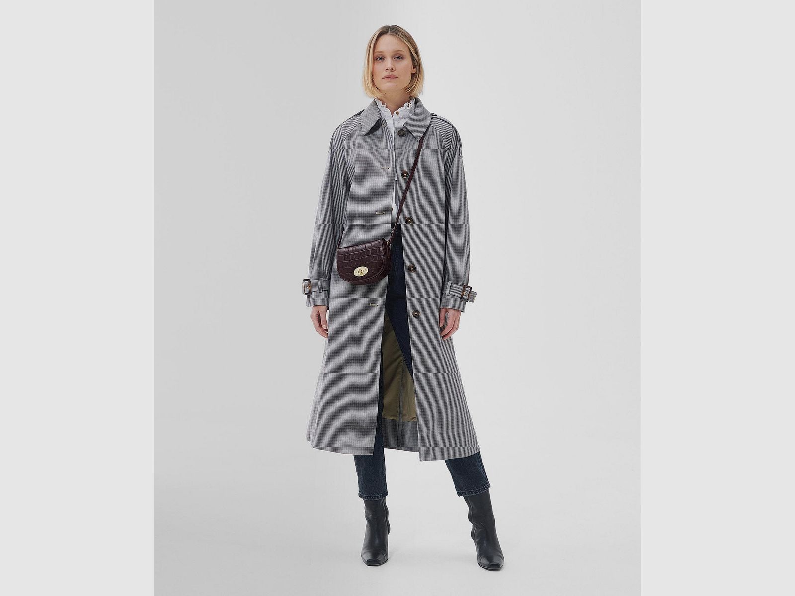 BARBOUR EILEIN LEREN TAS, afbeelding 4 van 4