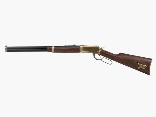 Deko Westerngewehr Kolser Winchester Mod. 92 Carbine USA 1892 voll beweglich LĂ¤nge 100 cm messing