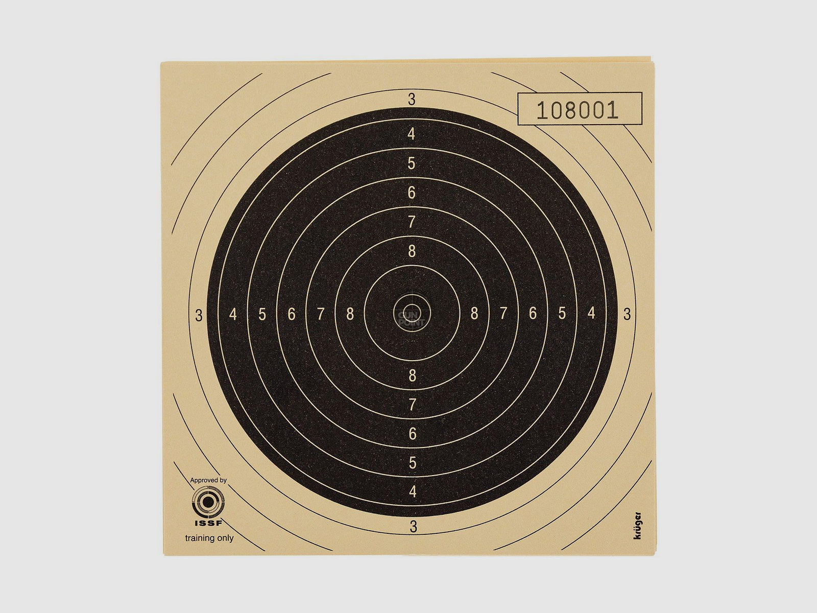 OpTacs - Tarcza kal. .22 14 x 14 cm - numerowana na bieżąco - różne opakowania