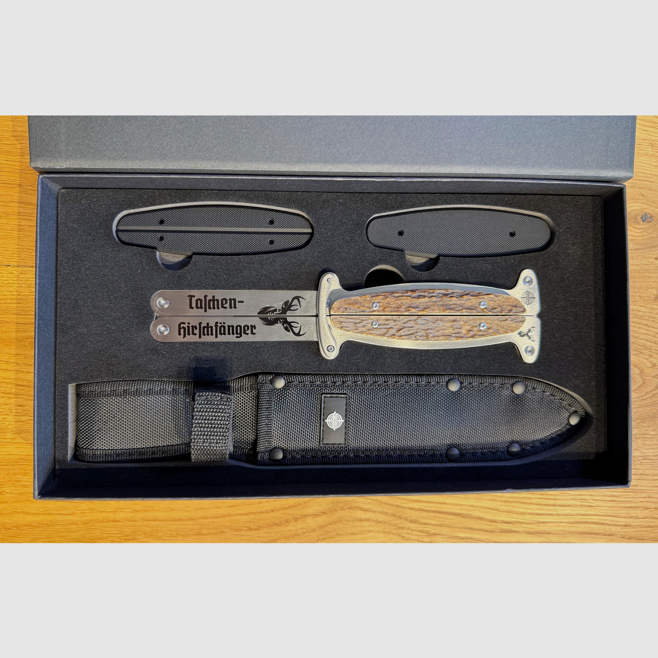 Couteau de chasse Hirschfänger Pantograph Reloaded – Édition limitée pour collectionneurs / Couteau de chasse Hirschfänger