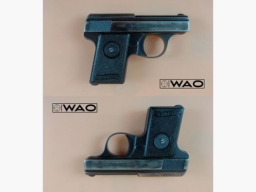 Walther Model 9, Mod. 9, Type II, Zella-Mehlis, Kal. 6,35mmBrowning *met holster*