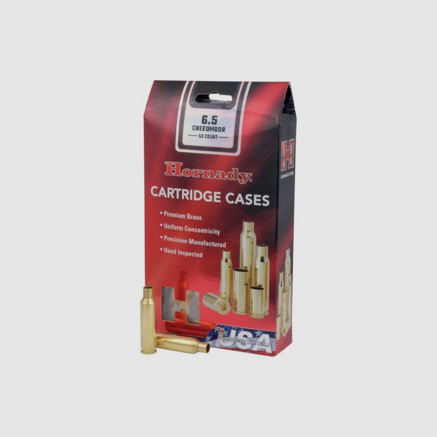 HORNADY HÜLSEN 6.5 CREEDMOOR 50 ST.
