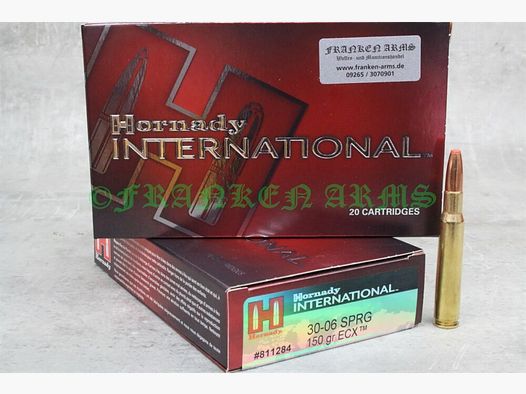 Hornady ECX .30-06 Spr. 150gr. 9.7g 20 pieces quantity discounts