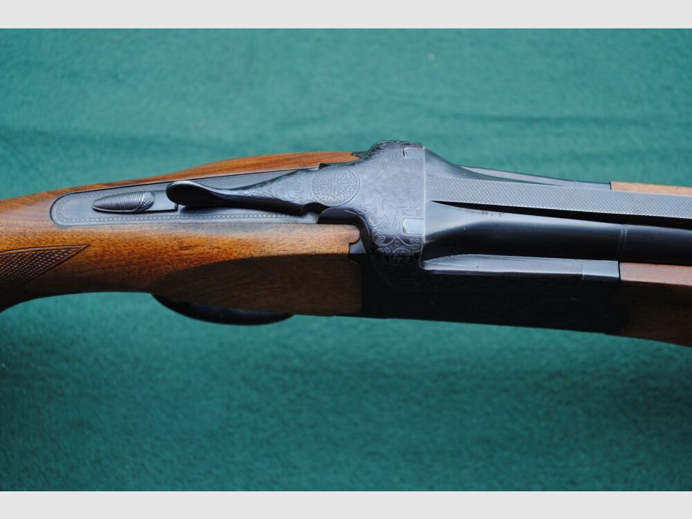 Bockdoppelflinte, SKB Arms Co, Japan, Modell 500, Einabzug