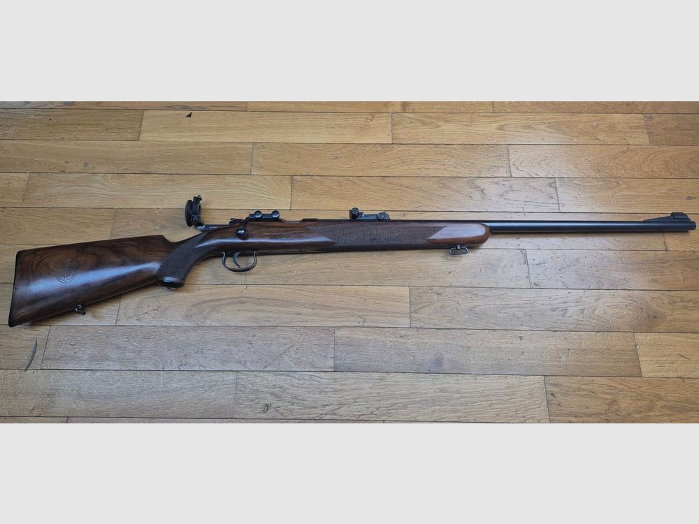 Very beautiful competition rifle Mauser ES 350 B – III Reich – Model championship rifle – 22LR – Weapon from late 1936 – Mono-serial number – Mauser diopter – Splendid condition almost museum-like – TBE++, image 2 of 48