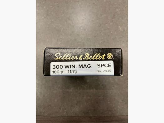 S&B CARICHE 300 WIN SPCE 180 GR