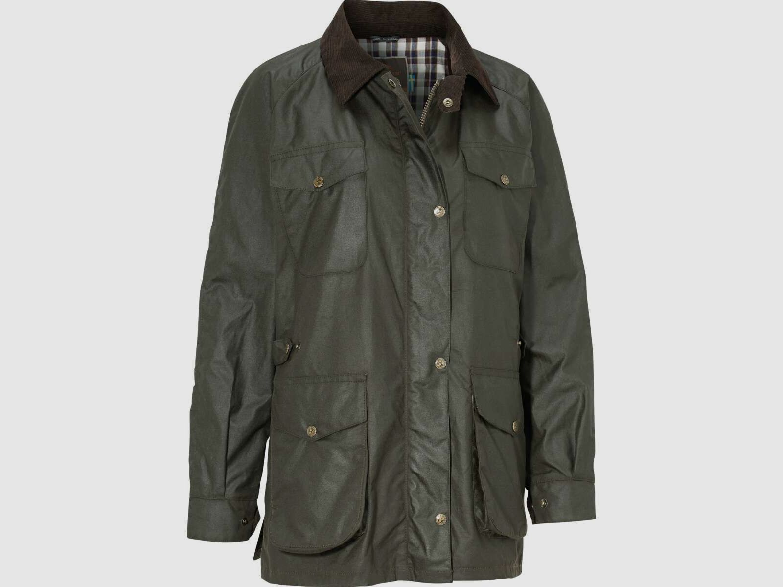 Swedteam 1919 Gewachste Damen Jagdjacke Jagdgrün 34