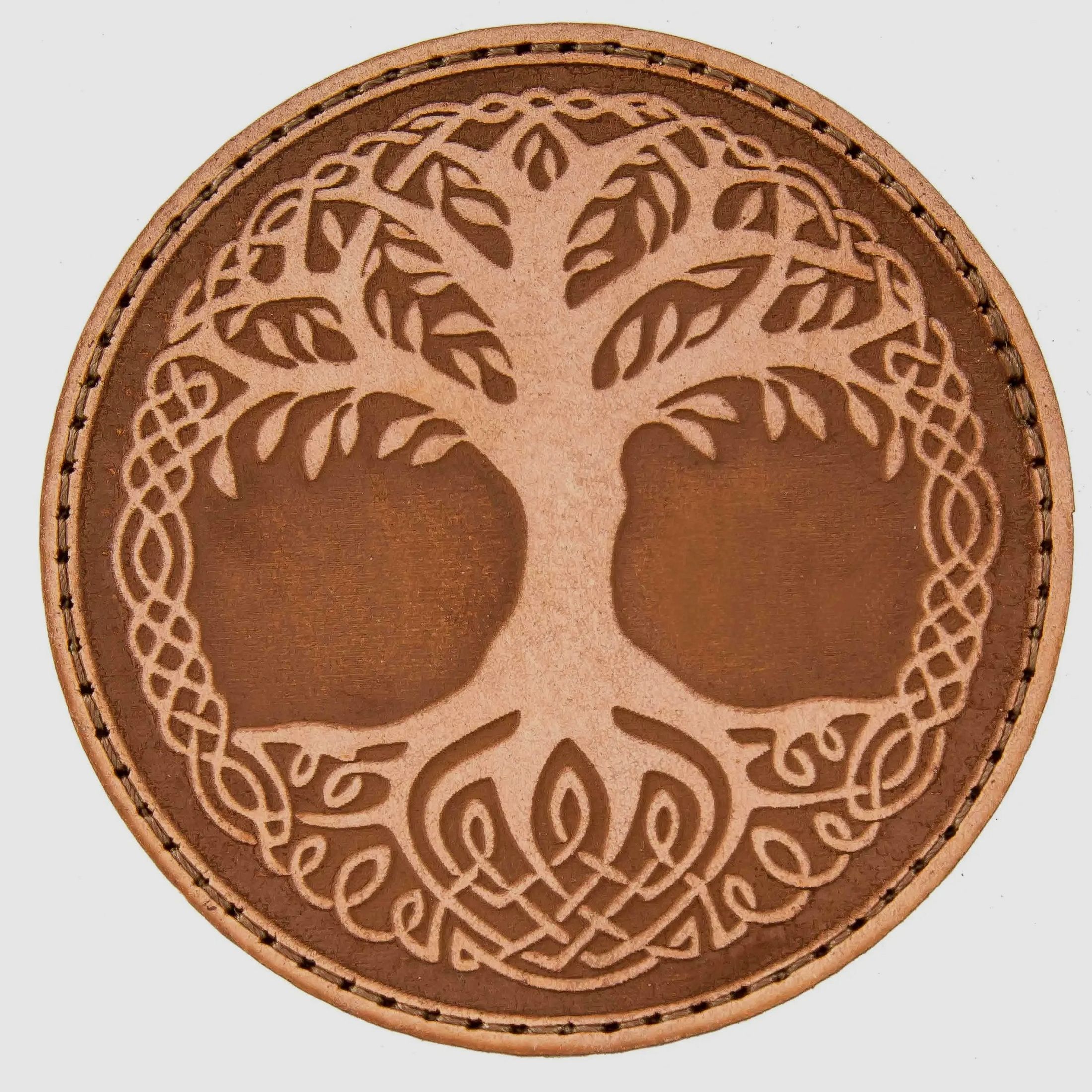 MD-Textil MD-Textil Lederpatch Yggdrasil sand