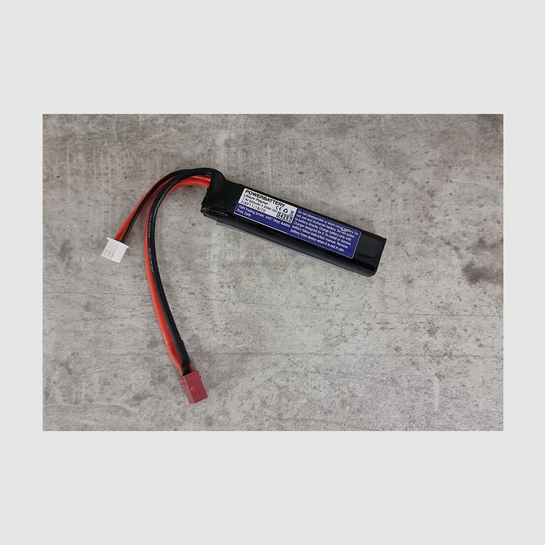 LiPo 7.4V 600mAh 20C PDW Type für Kriss Vector T-Plug - Pirate Arms