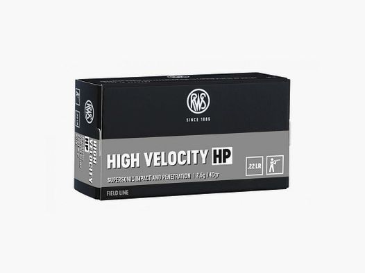 RWS 22LR FIELD LINE HOLLOW POINT 2,6 G 50 STK