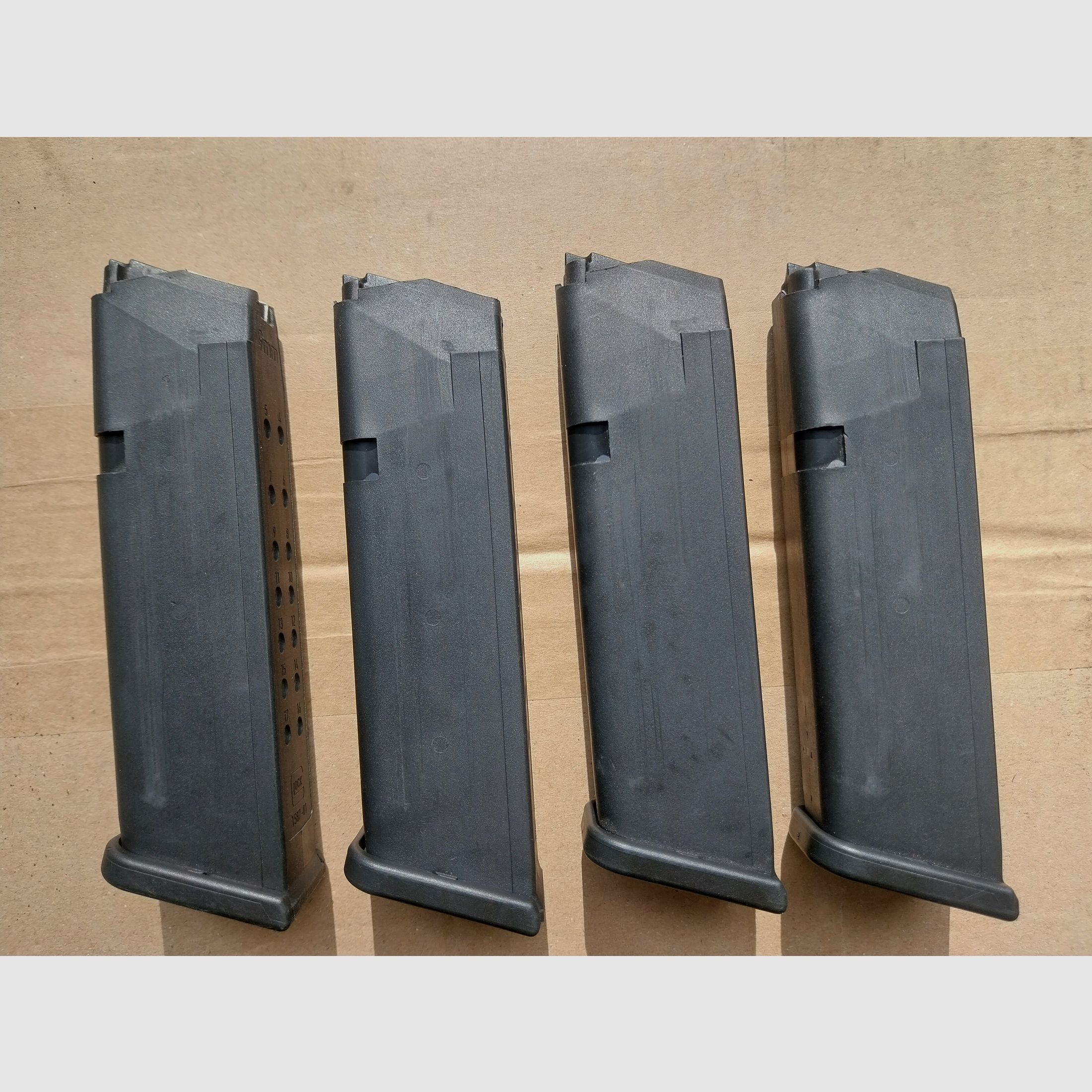 4x Magazin Glock 17 9x19 neue Generation