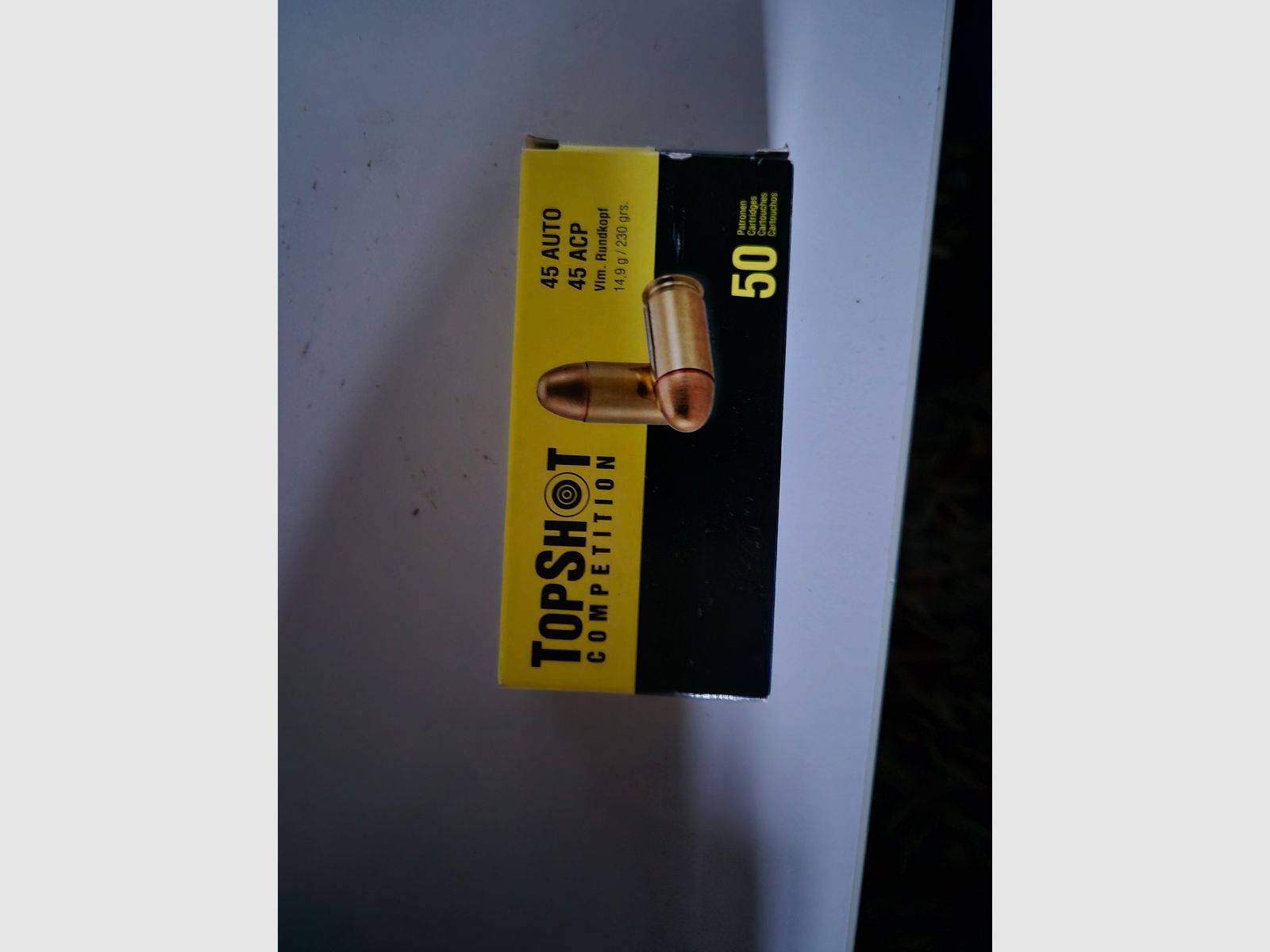 850 Schuss Munition .45, 45 ACP, 45 Auto 17x 50 Schuss TopShot Competition Kurzwaffenpatronen