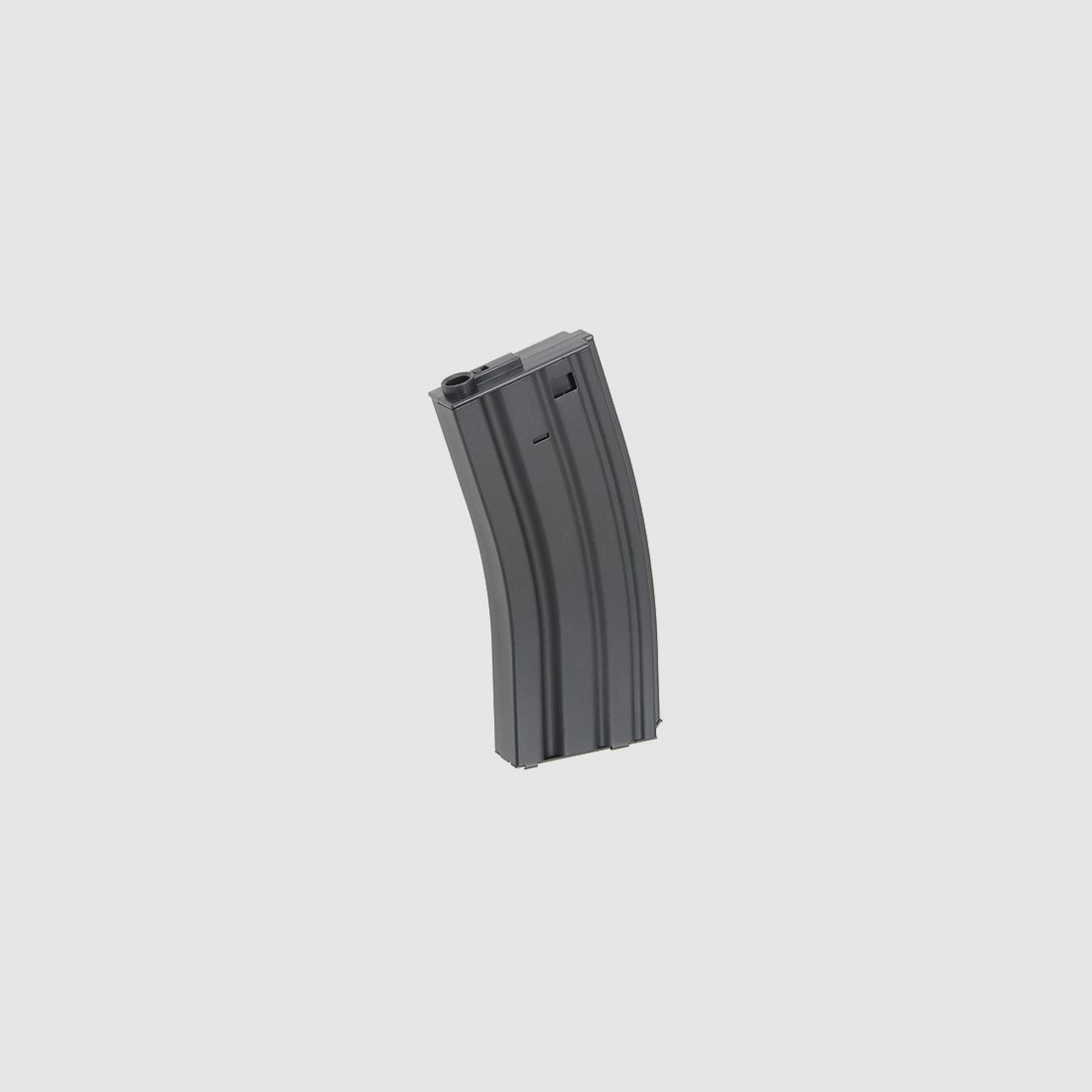 120rds Stahlblech M4/AR15 Midcap Magazin, Schwarz