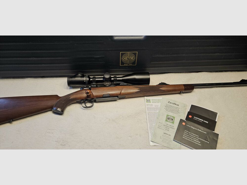 Heym SR21 avec Leica Magnus 2,4–16×56i