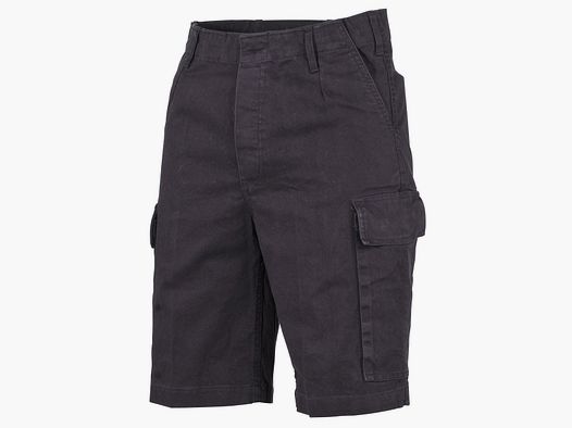 MFH BW Moleskin-Bermuda, schwarz-stonewashed 2XL Schwarz