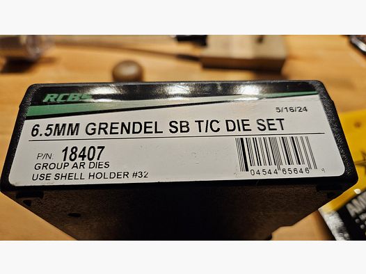 RCBS AR Series Die Set 6,5 Grendel, neu!!