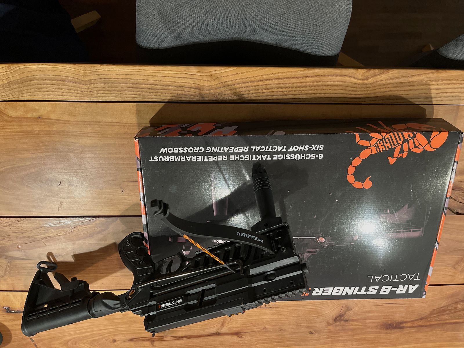 Steambow AR-6 Stinger 2 Tactical neu und noch nie geschossen. Zusammen gebaut