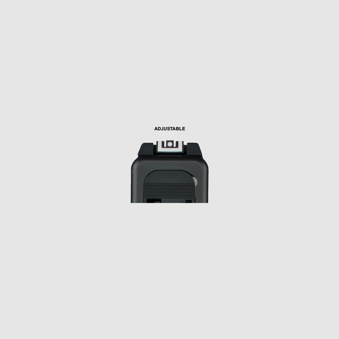 GLOCK 2178494 Mirino posteriore, plastica, regolabile