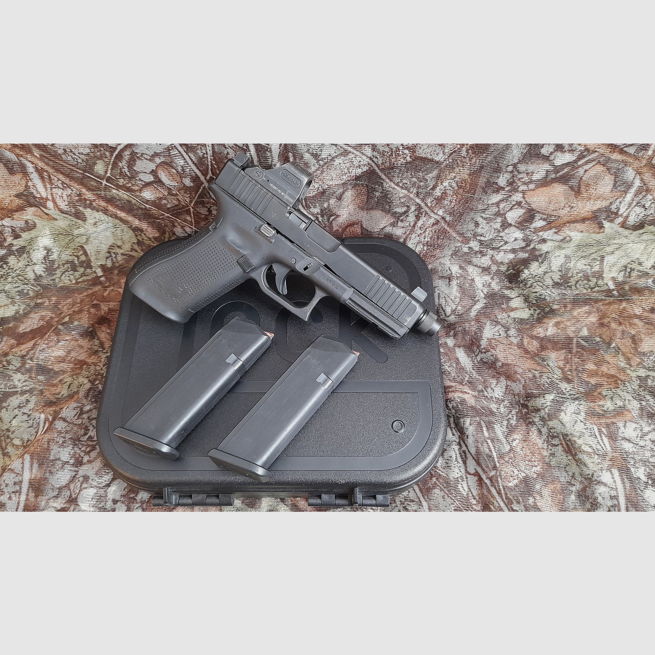 Glock 17 Gen 5 MOS mit Holosun HE508T-RD Reddot und Mündungsgewinde