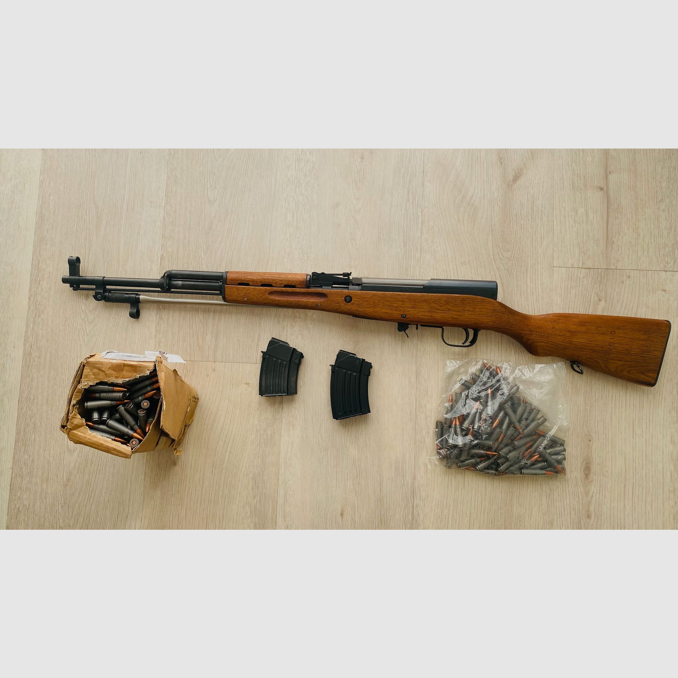 SLB Norinco SKS 7,62*39 2 Magazin Munition