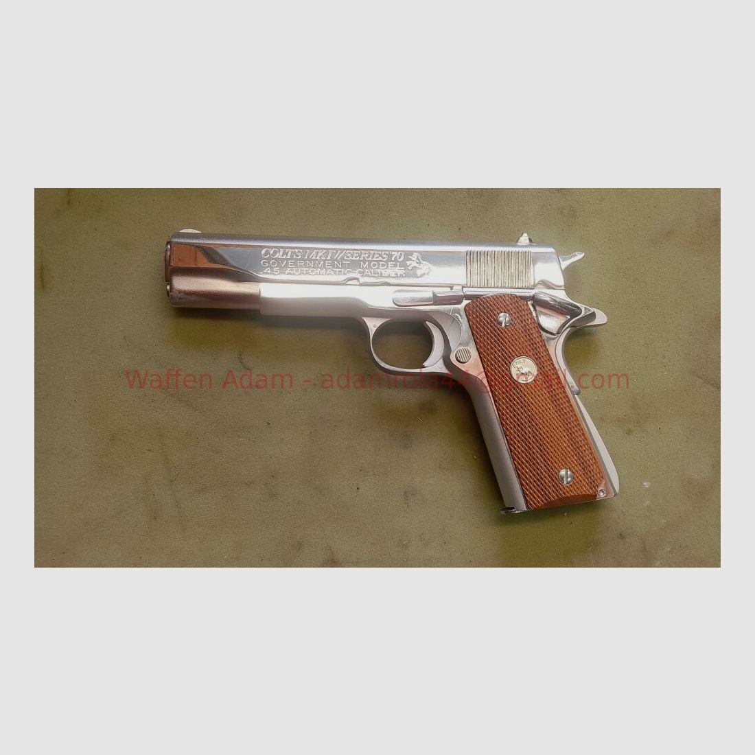 Colt MK IV/Serie`s 70 Government Nickel 1977
