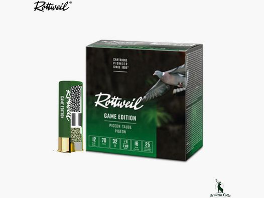 Rottweil Munitionen Game Edition Taube Kal. 12 Pb. 6