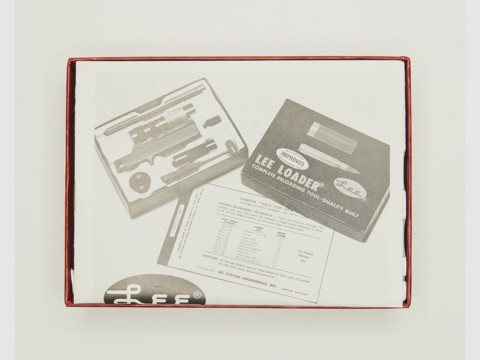 Vintage LEE reloader hand die set for caliber 44/40 Winchester