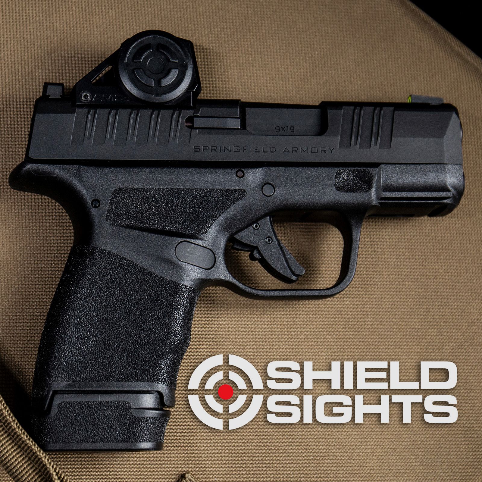 SHIELD Advanced Mini Sight Compact (AMSc) Celownik Czerwony – 8 MOA – Matowy Czarny