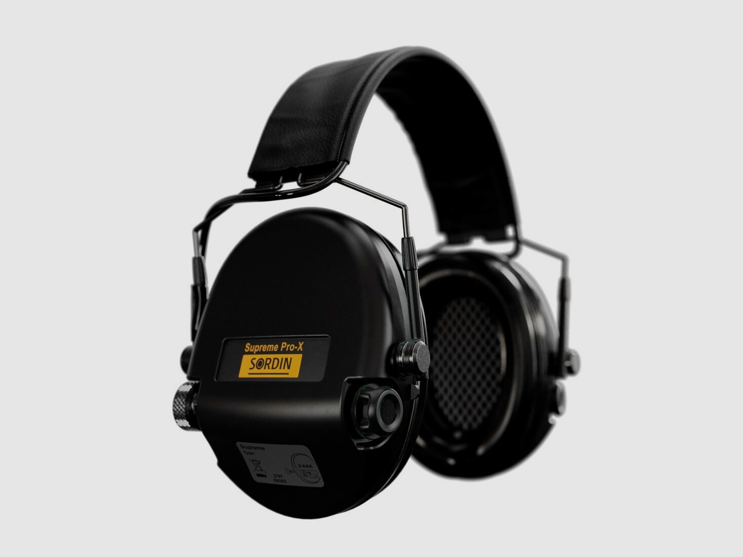 Sordin Supreme Pro X Schwarz Leder V23