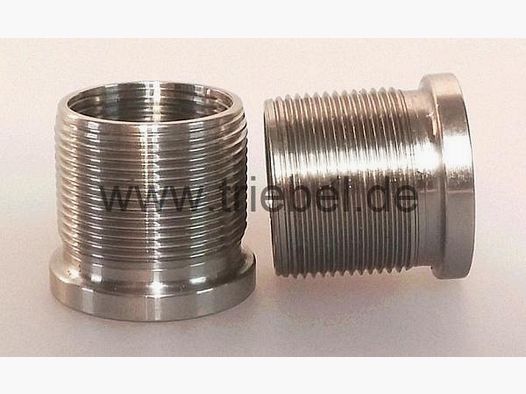 HAUSKEN Zubehör f. Schalldämpfer Adapter auf M17x1 f. JD184/224 -WD60  u.a.