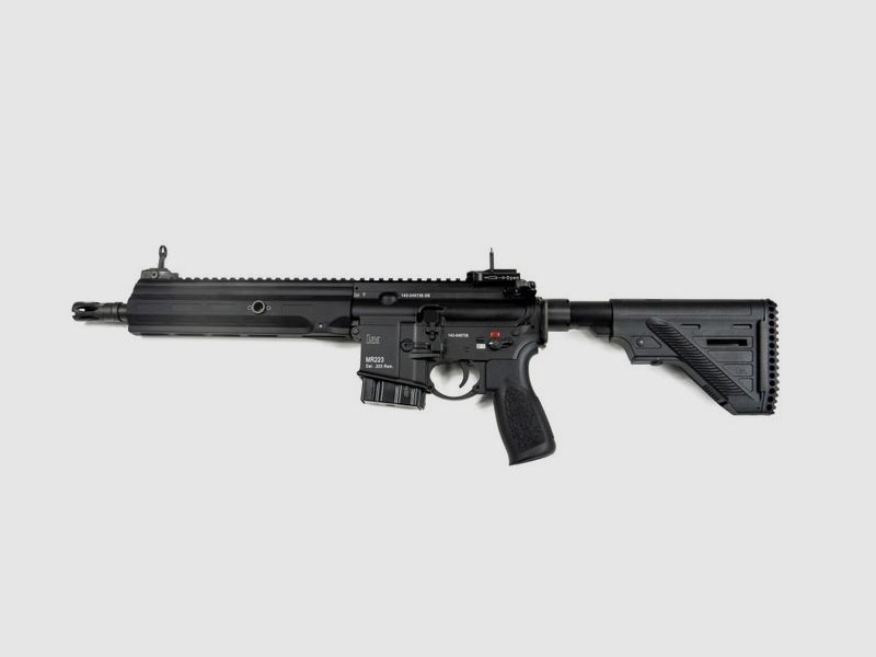 HK SLB MR223, wersja A3, 14,5", czarny, zamknięty rękojeść, z zezwoleniem sportowym