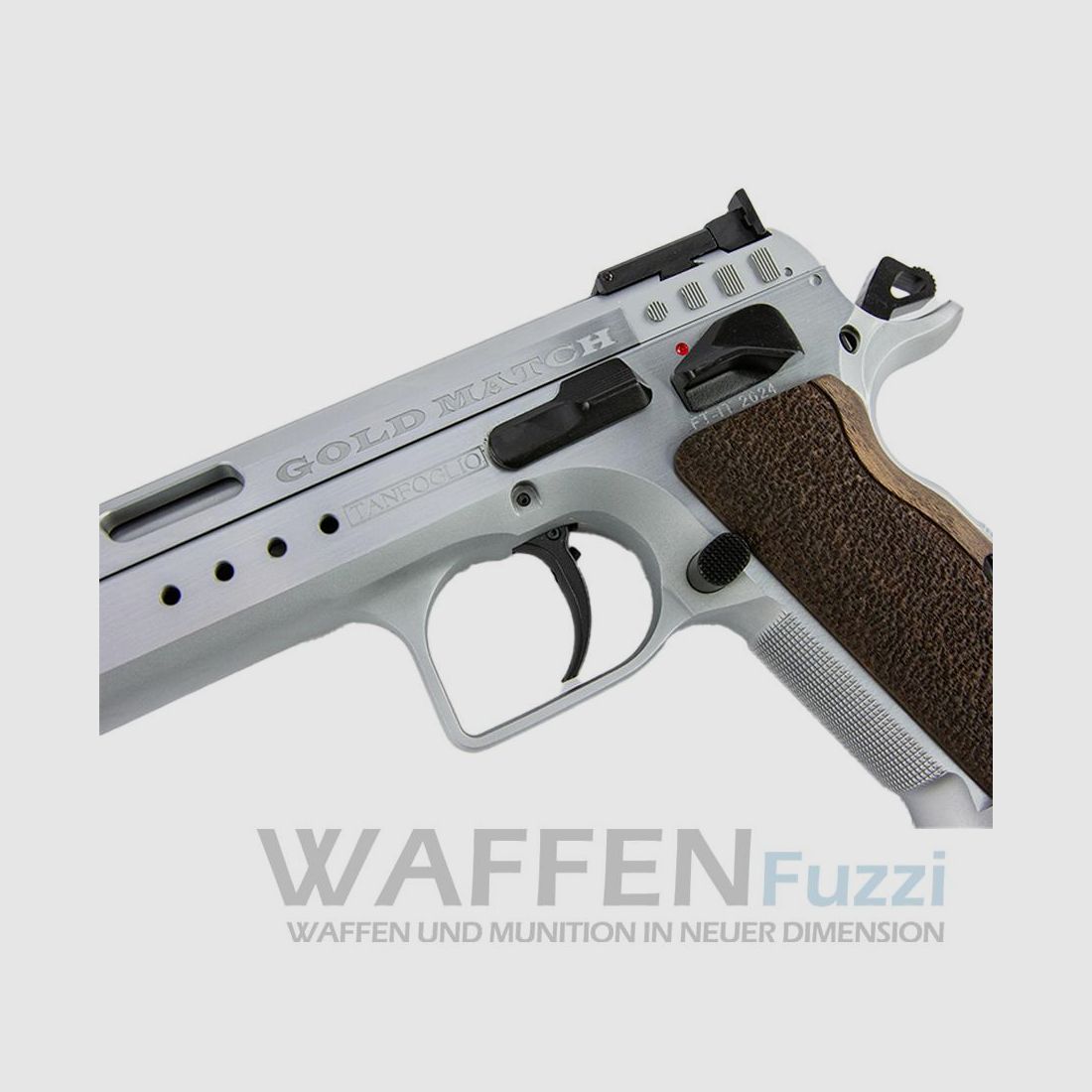 Tanfoglio T97L Gold Match 6 inch BDS kaliber .45 ACP incl. 9mm wisselsysteem, afbeelding 5 van 6