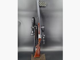Bock / Doppelbüchsdrilling Sauer & Sohn 7x57R 8x57IRS 5,6x52R 2x Zeiss HT Sammlungsauflösung