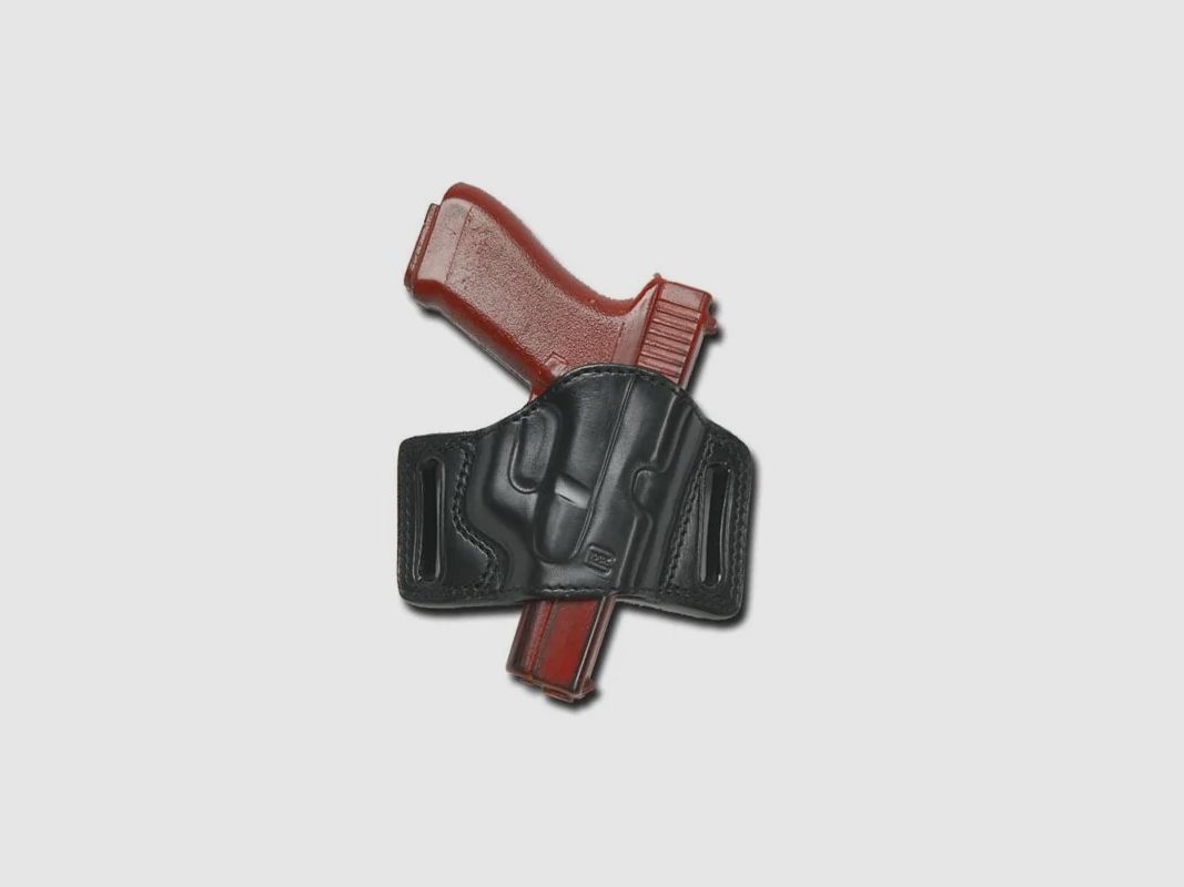 KABURA SKÓRZANA KAJMAN MOTYL KRÓTKI S5 GLOCK 19, zdjęcie 1 z 2