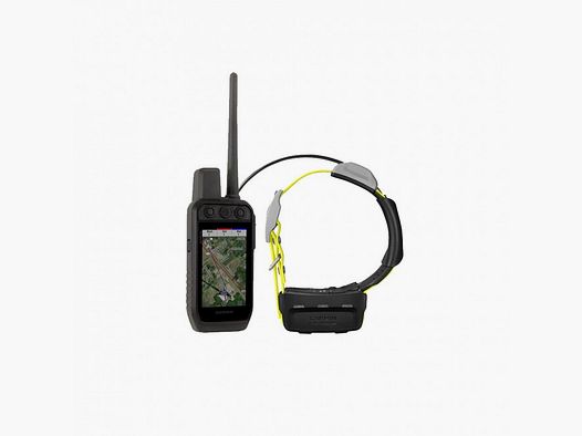 Dla większej elastyczności podczas polowania, kompaktowe przenośne urządzenie Kit Garmin Alpha 10 K i obroża treningowa Atemos KT15 mogą być używane samodzielnie