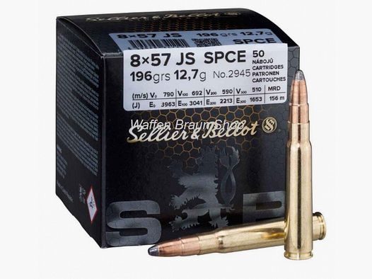 S+B 8x57IS SPCE 196grs. 50St