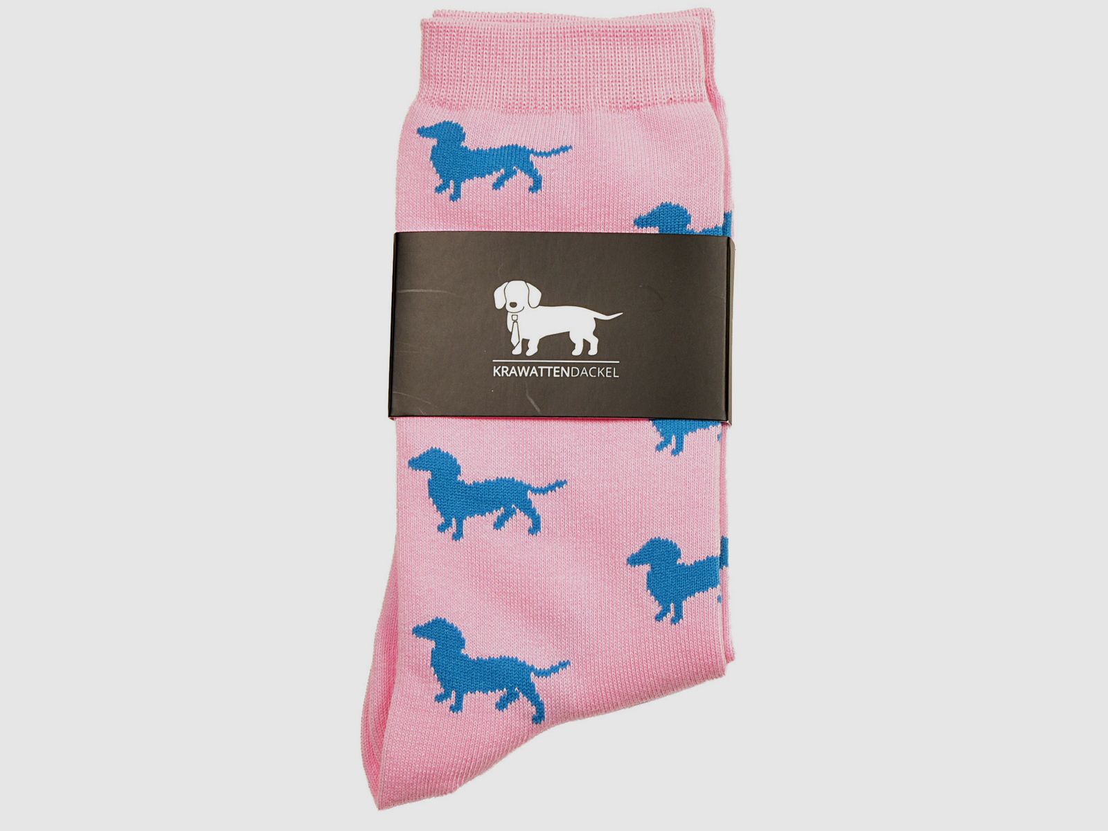 Krawattendackel Socken mit Dackel