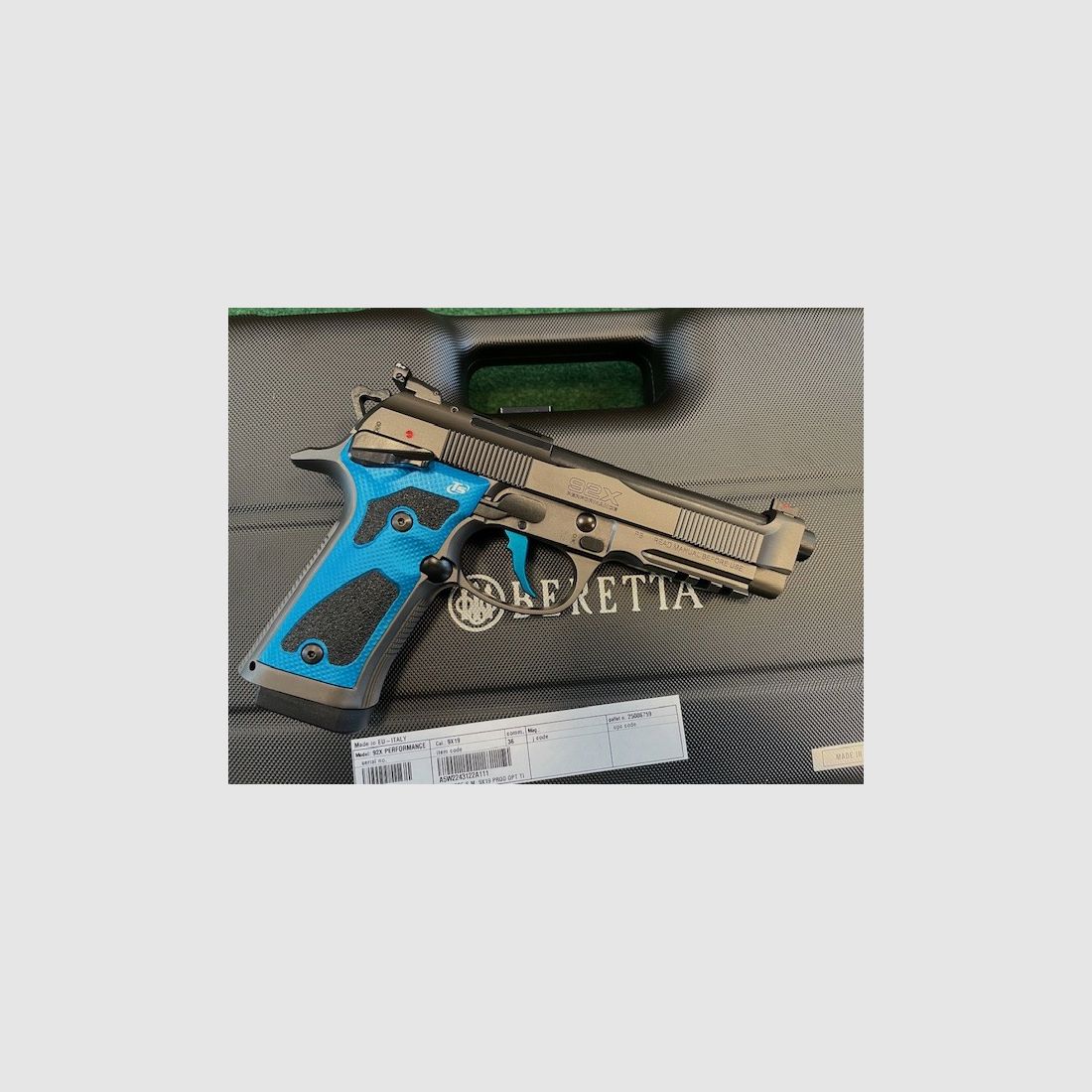 92X PERFORMANCE DARK SERIES BLUE CAL 9X19 PARA, IPSC, image 2 of 7