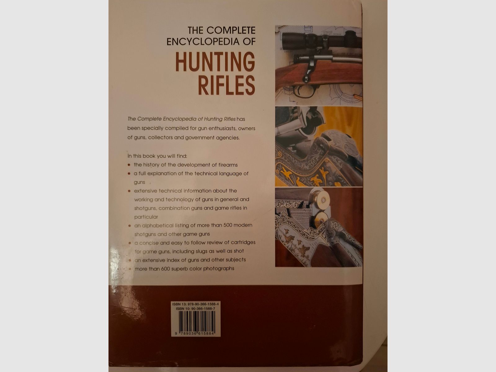 UK Import. Complete Encyclopedia of Hunting--Rifles. In English