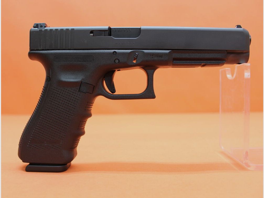 Glock Ha.Pistole 9mmLuger Glock34 Gen4 (ADJ) 135mm Lauf/ Reservemagazin (9mmPara/9x19)