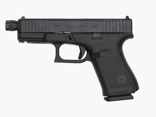 Glock Pistole G19 Gen5 MOS FS 9 mm Luger 4" / 10,2 cm M13,5x1 links
