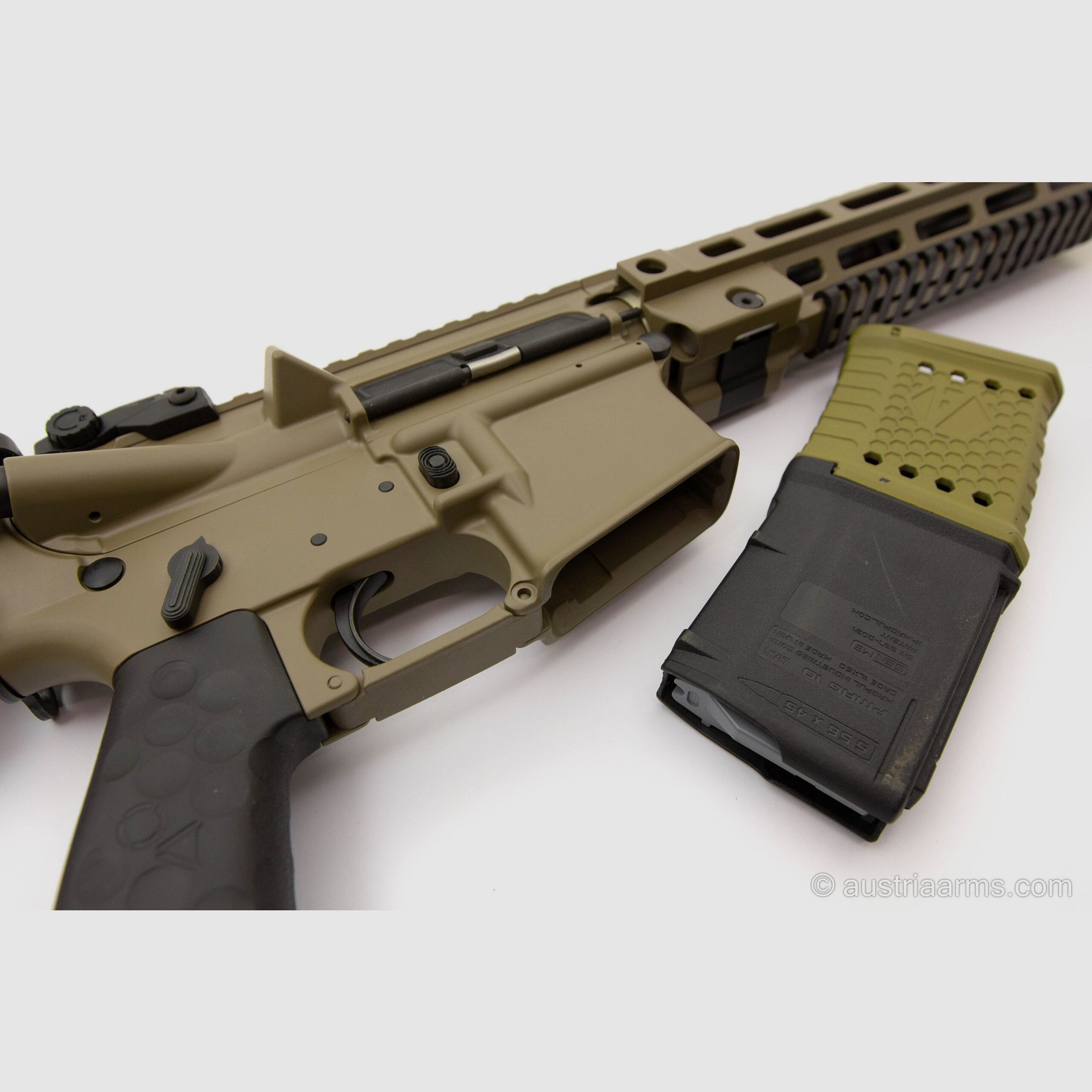 OA-15 SL10, Barrel 10″, OA MDR M-LOK Handguard 9.5″, OA M4 Lightweight Stock, MFD, BUIS, New firearm, .223 Rem., image 3 of 5