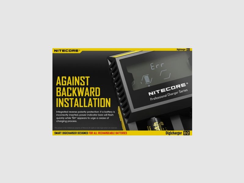 Ładowarka Nitecore Digicharger D2, zdjęcie 18 z 22