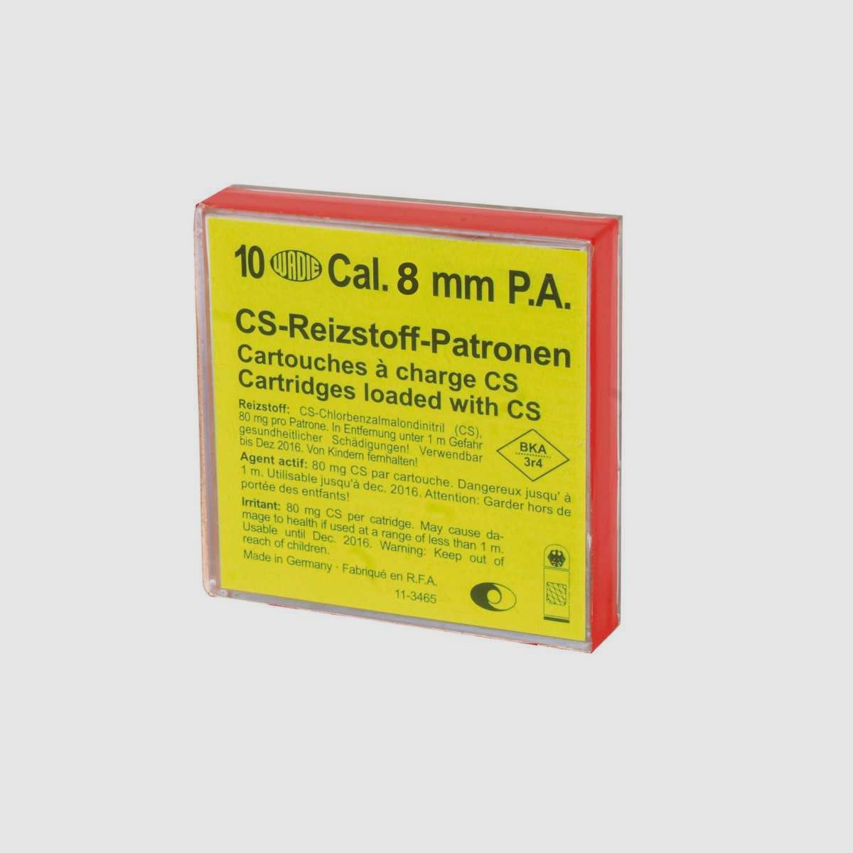 Boîte de 10 cartouches 8 mm PAK à gaz, image 1 sur 3