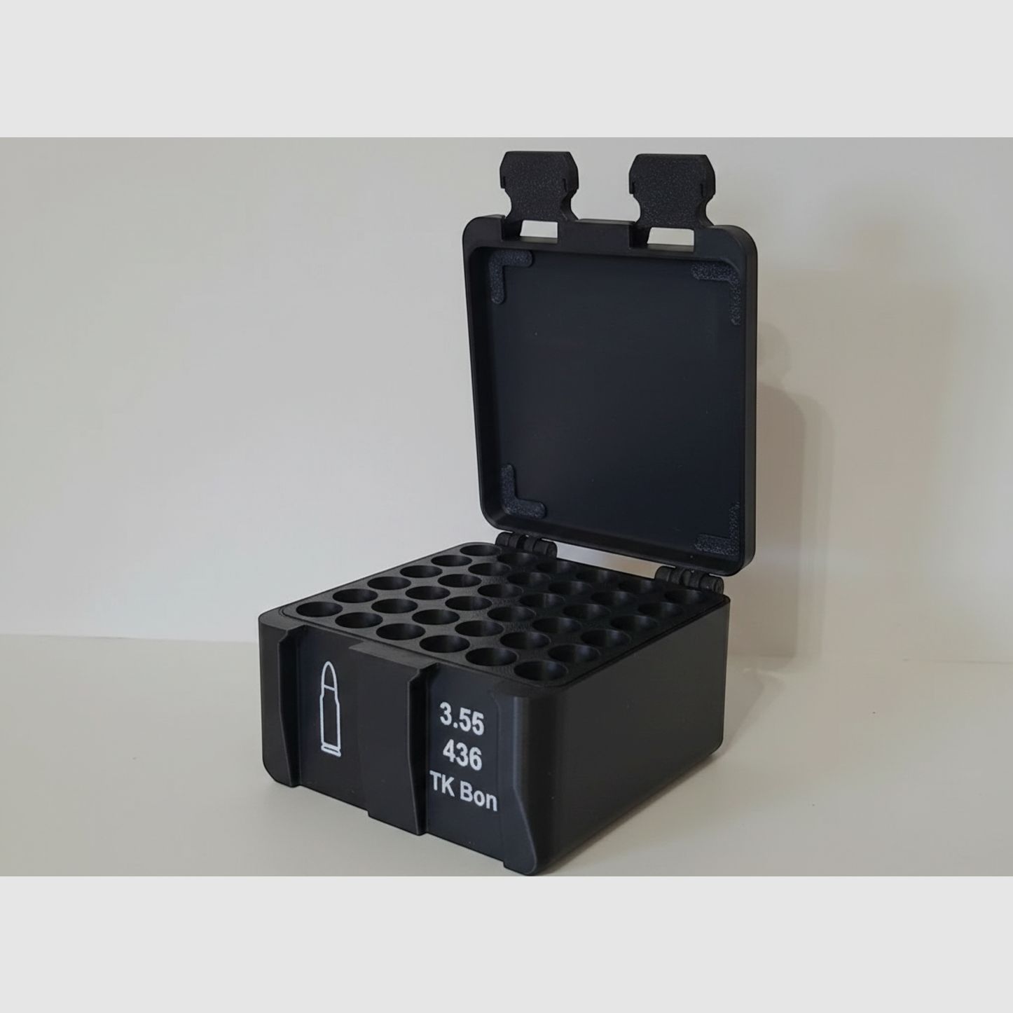 Filamelt Munitionsbox / 28 Gauge / 'Klapp- / Rastdeckel' / Patronenbox, Ammo Box