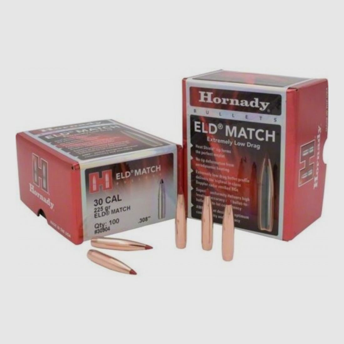 .308 Geschosse Hornady ELD 225 gr VE100