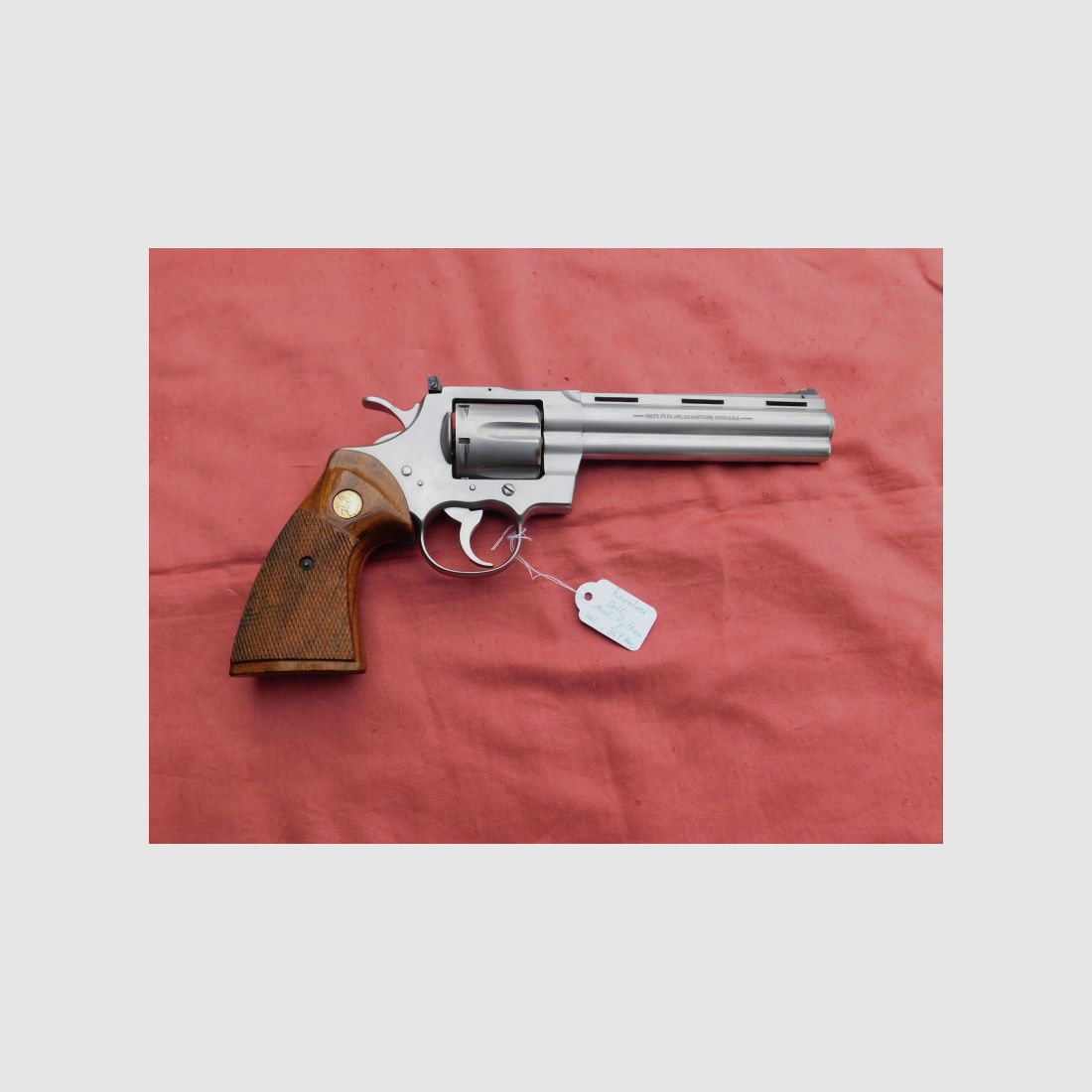 Colt Python stainless mit 6 " Lauf Kal. 357 Mag. top Zustand!